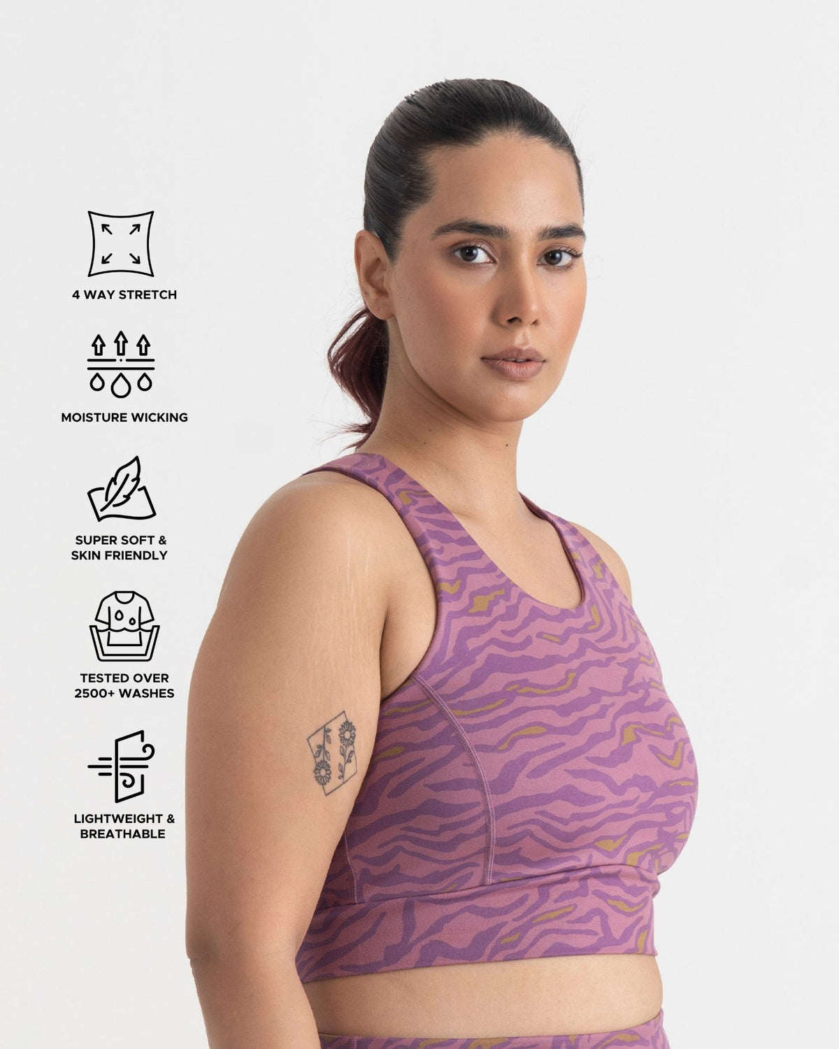 Safari Chic 2-in-1 Crop Top