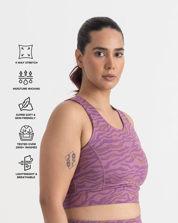Safari Chic 2-in-1 Crop Top