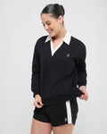 Vintage Polo Neck Sweatshirt