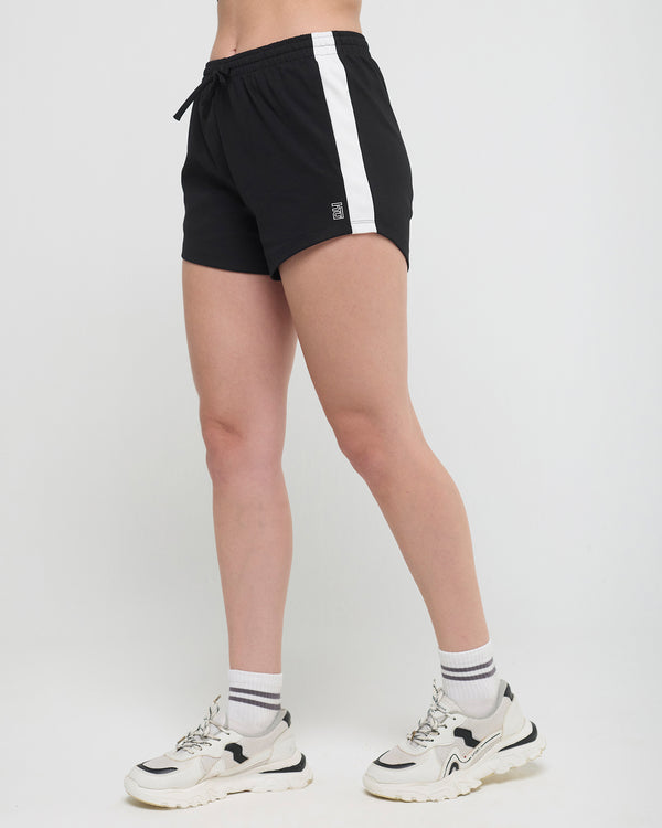 Vintage White Stripe Shorts