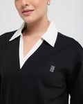Vintage Polo Neck Sweatshirt