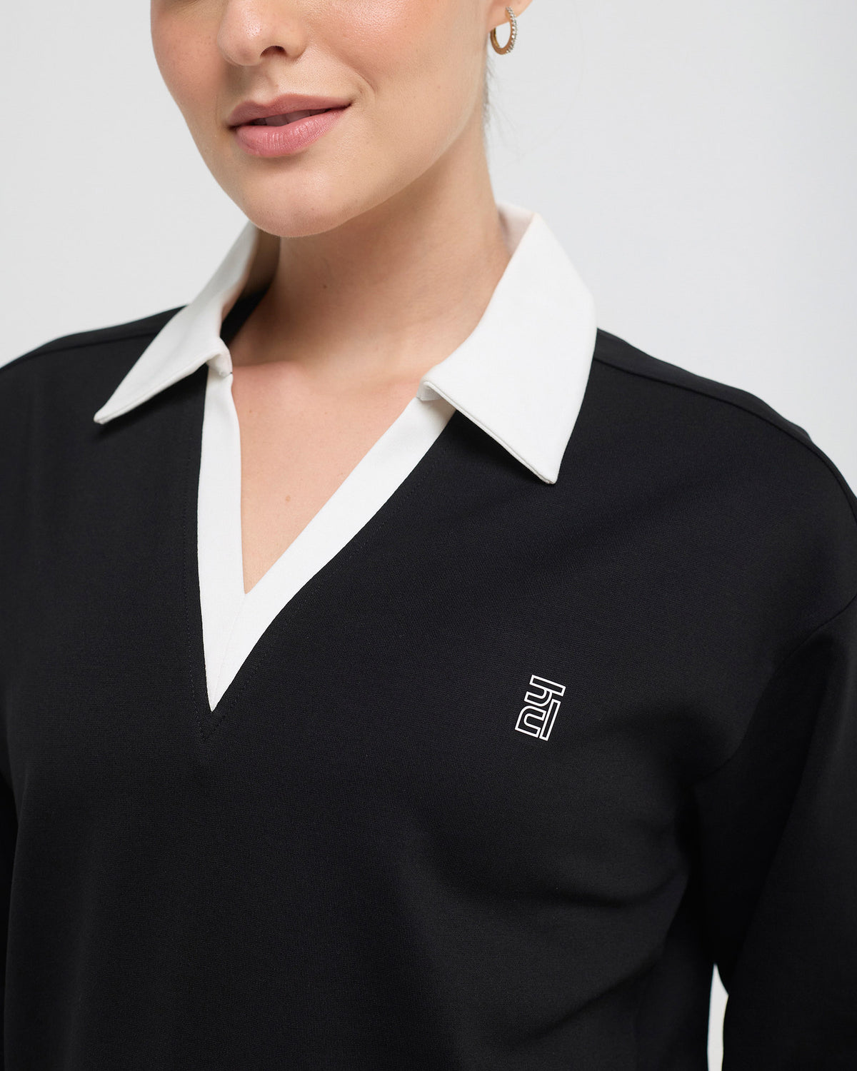 Vintage Polo Neck Sweatshirt