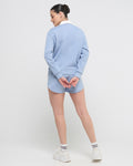 Vintage White Stripe Shorts