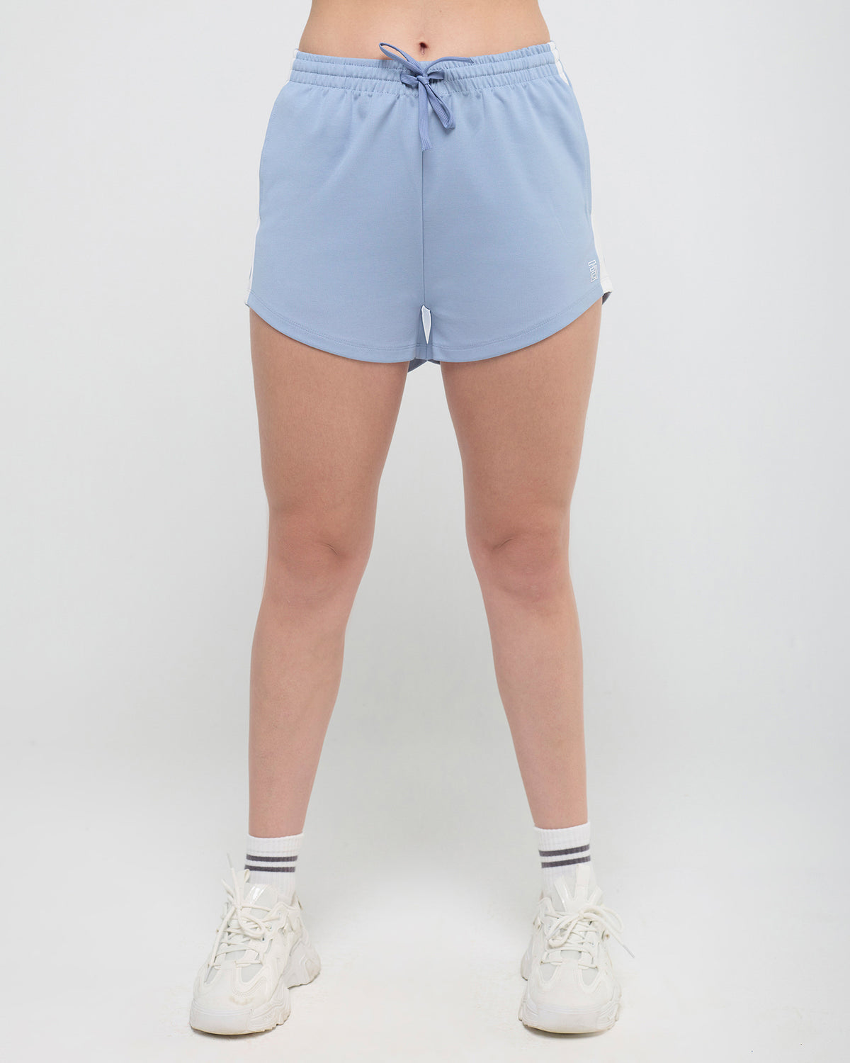 Vintage White Stripe Shorts