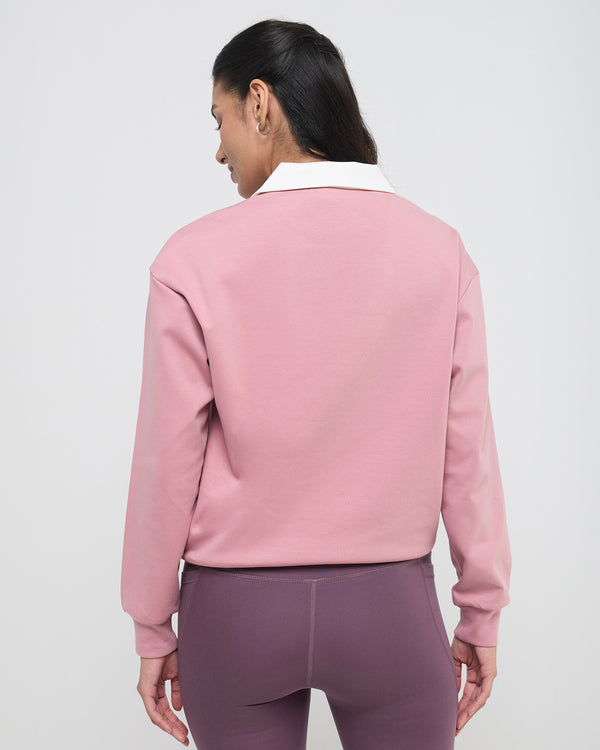 Vintage Polo Neck Sweatshirt