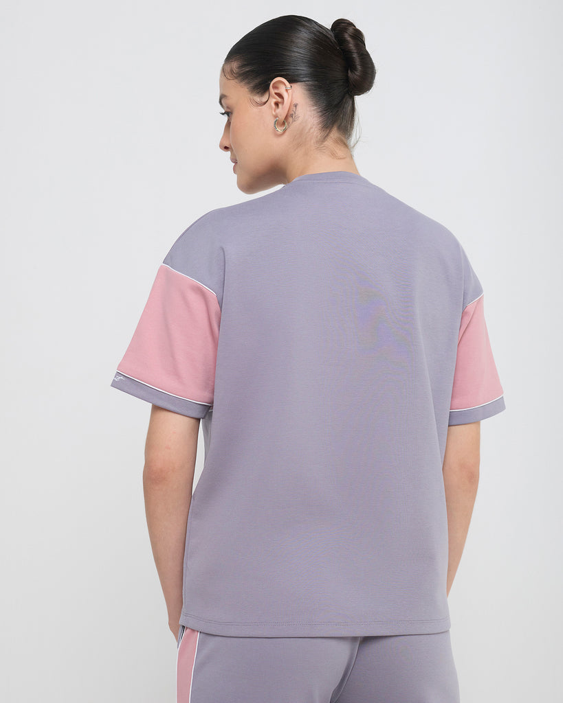 Hunnit Wave CrewNeck Top with Straight Pants Co-ord Set Wave CrewNeck Top with Straight Pants Co-ord Set