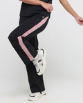 Wave CrewNeck Top with Straight Pants Co-ord Set