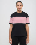 Wave Crewneck Half Sleeve Top