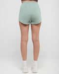 Vintage White Stripe Shorts
