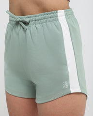 Vintage White Stripe Shorts
