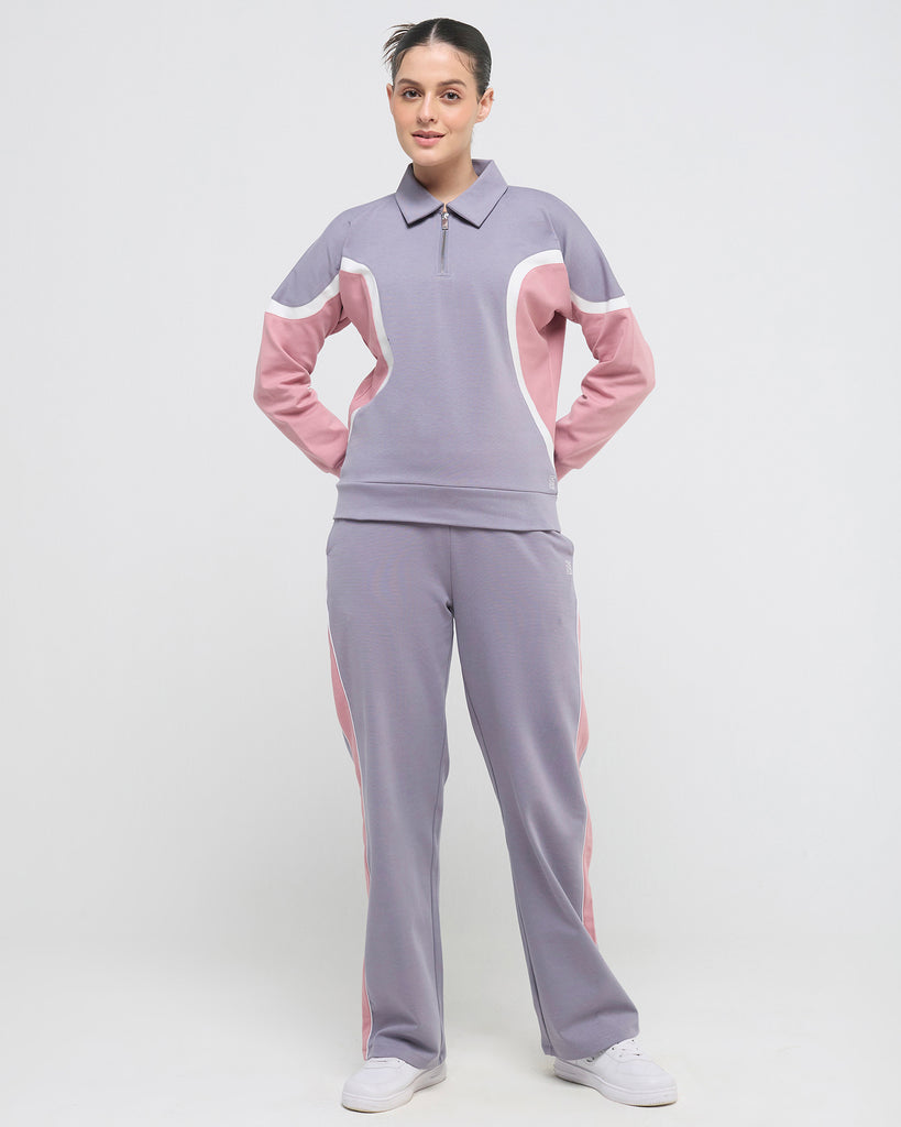 Hunnit Wave Polo Neck Sweatshirt - 1/4th Zipper Wave Polo Neck Sweatshirt - 1/4th Zipper