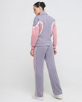 Wave Polo Neck with Straight Pants Co-ord Set