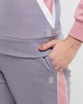 Wave Polo Neck with Straight Pants Co-ord Set