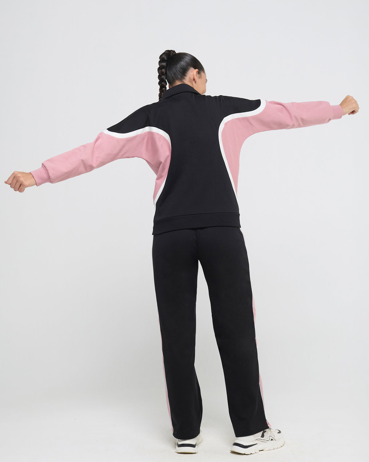 Wave Polo Neck Sweatshirt - 1/4th Zipper