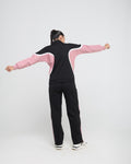 Wave Polo Neck with Straight Pants Co-ord Set