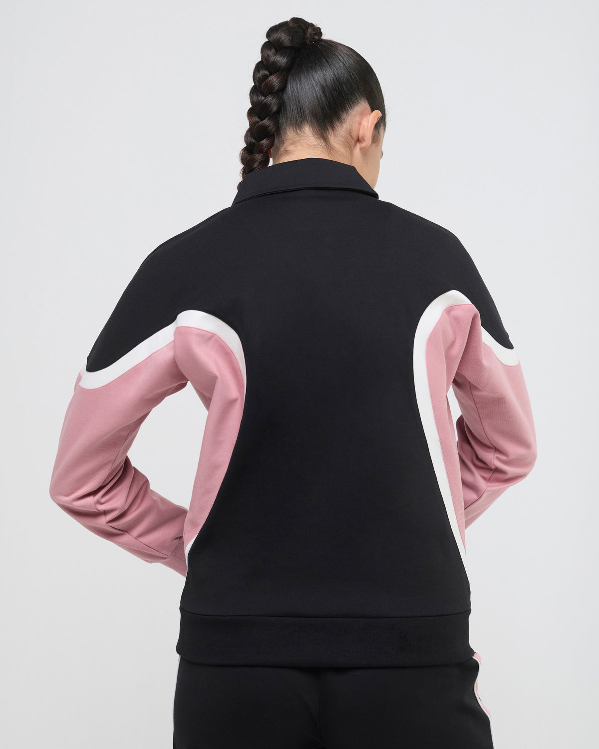 Wave Polo Neck Sweatshirt - 1/4th Zipper