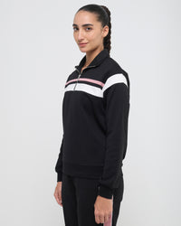 Wave High Neck Sweatshirt