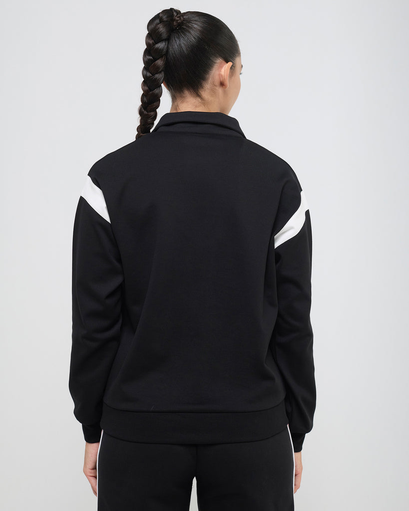 Hunnit Wave High Neck Sweatshirt Wave High Neck Sweatshirt