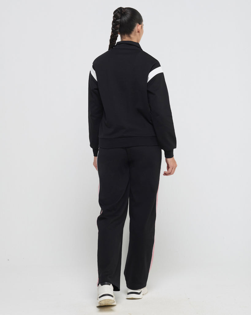 Hunnit Wave High Neck Sweatshirt Wave High Neck Sweatshirt