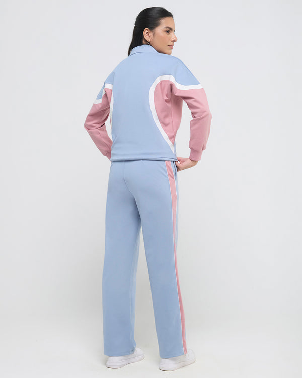 Wave Polo Neck Sweatshirt - 1/4th Zipper