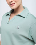 Essential Polo Neck Half Sleeve