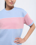 Wave Crewneck Half Sleeve Top