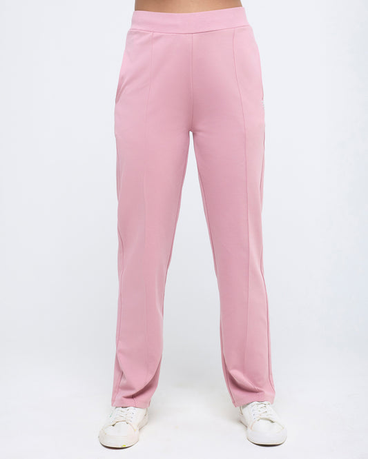 Essential Straight Pants - Dusty Pink