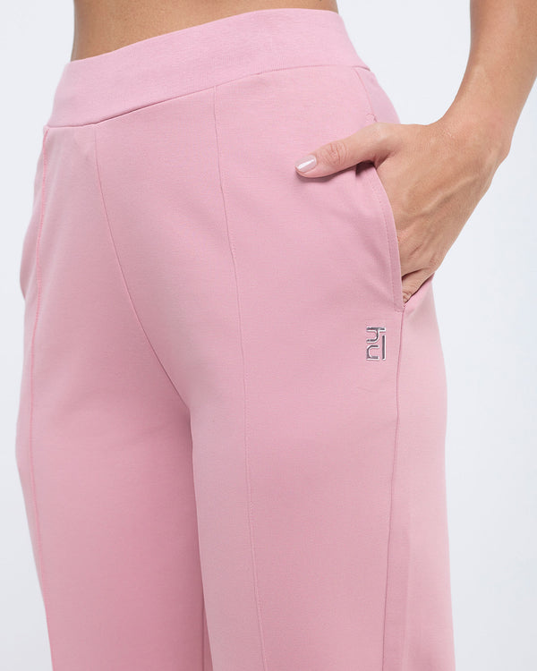 Essential Polo Neck Half Sleeve & Straight pants co-ord set