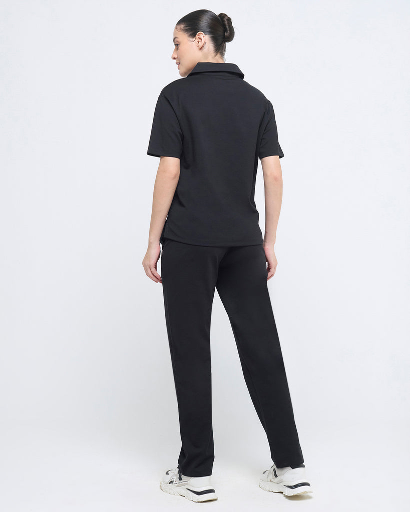 Hunnit Essential Polo Neck Half Sleeve Essential Polo Neck Half Sleeve