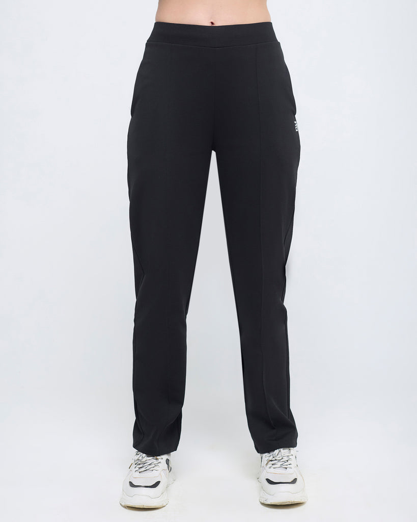 Hunnit Essential Polo Neck Half Sleeve & Straight pants co-ord set Essential Polo Neck Half Sleeve & Straight pants co-ord set