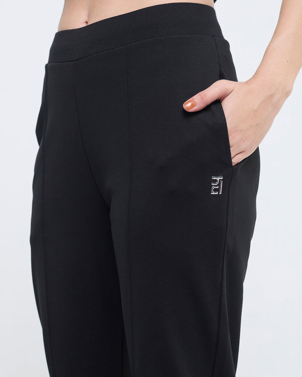Essential Polo Neck Half Sleeve & Straight pants co-ord set
