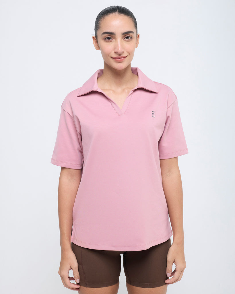 Hunnit Essential Polo Neck Half Sleeve Essential Polo Neck Half Sleeve