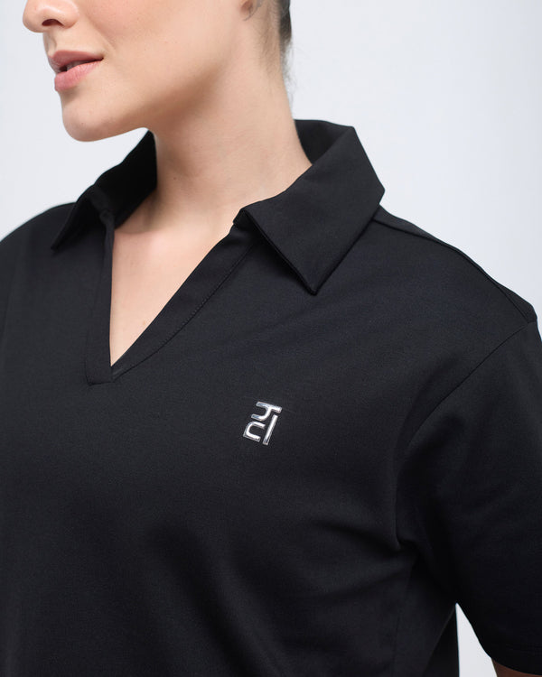 Essential Polo Neck Half Sleeve