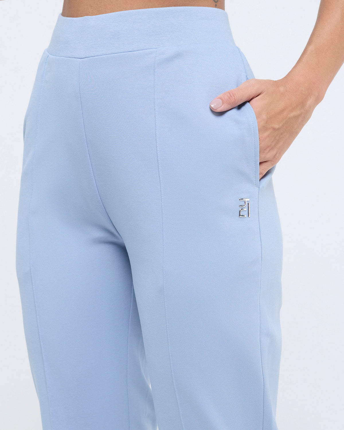 Essential Polo Neck Half Sleeve & Straight pants co-ord set