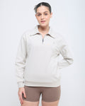 Essential Polo Neck Sweatshirt - 1/4th Zipper