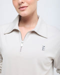 Essential Polo Neck Sweatshirt - 1/4th Zipper