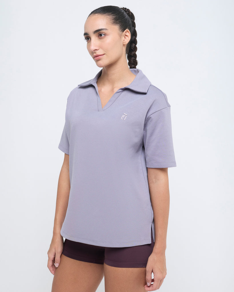 Hunnit Essential Polo Neck Half Sleeve Essential Polo Neck Half Sleeve