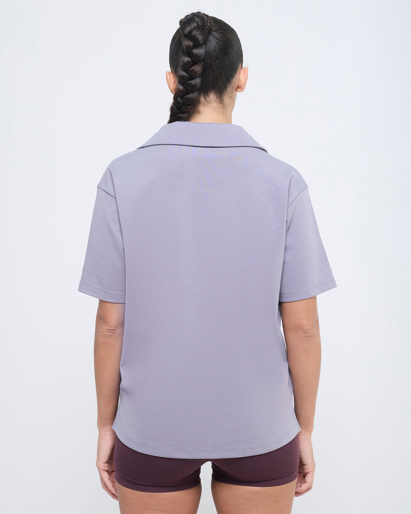 Hunnit Essential Polo Neck Half Sleeve Essential Polo Neck Half Sleeve