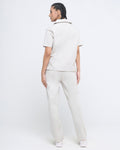 Essential Polo Neck Half Sleeve & Straight pants co-ord set