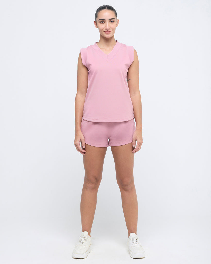 Hunnit Essential Tank Top & shorts Co-ord set Essential Tank Top & shorts Co-ord set
