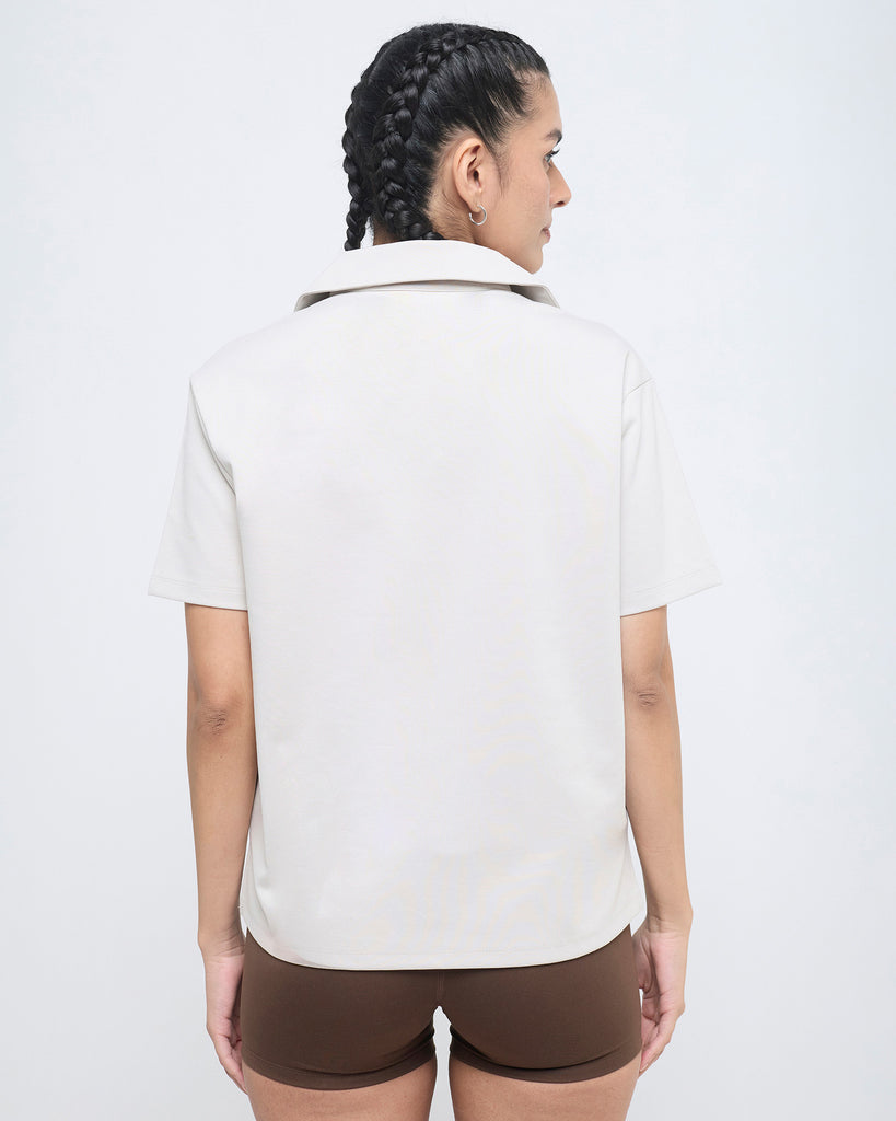 Hunnit Essential Polo Neck Half Sleeve Essential Polo Neck Half Sleeve