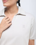 Essential Polo Neck Half Sleeve