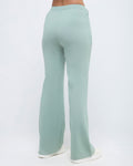 Essential Polo Neck 1/4th Zipper & Flare Pants Co-ord Set