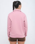Essential Polo Neck 1/4th Zipper & Flare Pants Co-ord Set