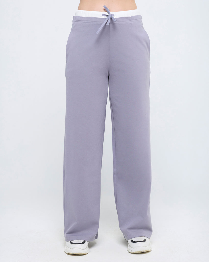 Hunnit Essential Double Waistband Pants Essential Double Waistband Pants