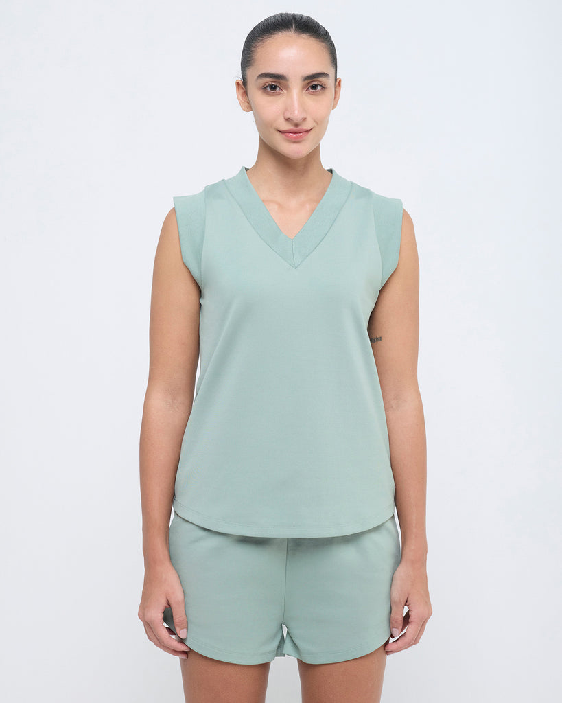 Hunnit Essential Tank Top & shorts Co-ord set Essential Tank Top & shorts Co-ord set