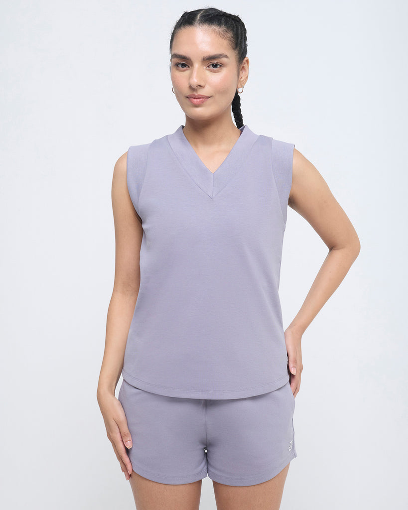 Hunnit Essential Tank Top & shorts Co-ord set Essential Tank Top & shorts Co-ord set