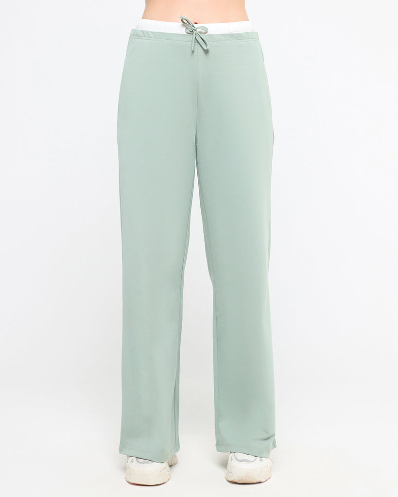 Hunnit Essential Double Waistband Pants Essential Double Waistband Pants