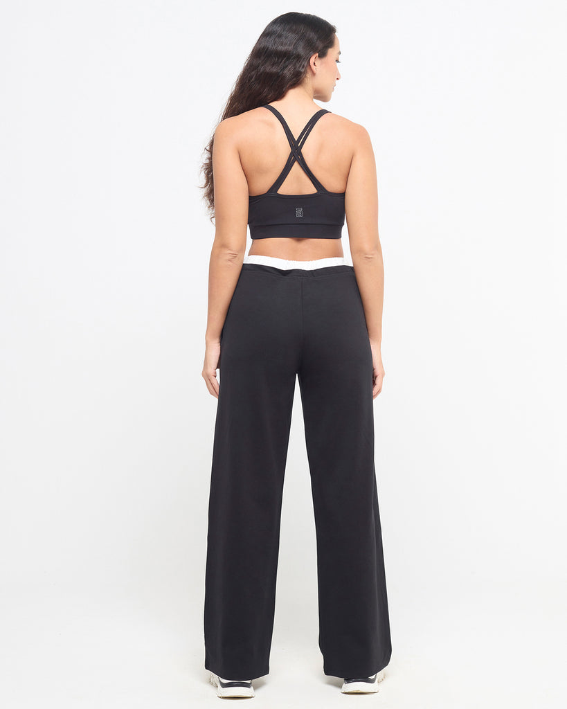 Hunnit Essential Double Waistband Pants Essential Double Waistband Pants