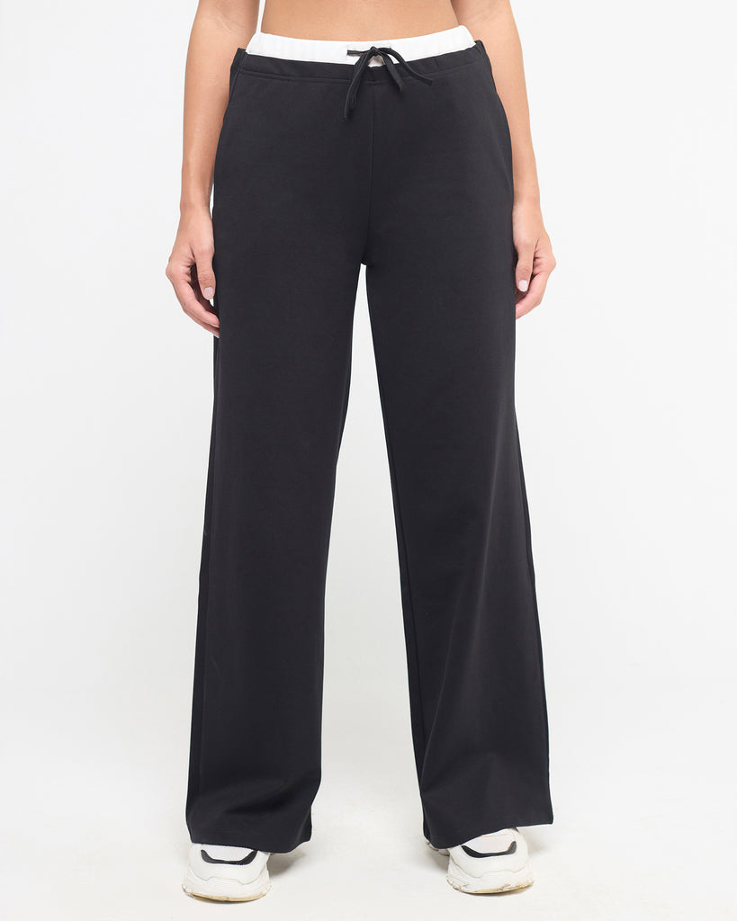 Hunnit Essential Double Waistband Pants Essential Double Waistband Pants